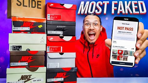 most faked shoes